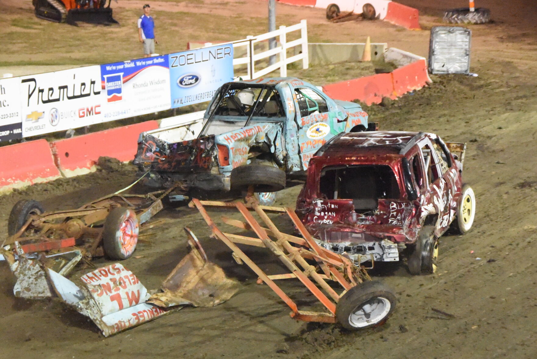 Vehicles clash at Eve of Destruction