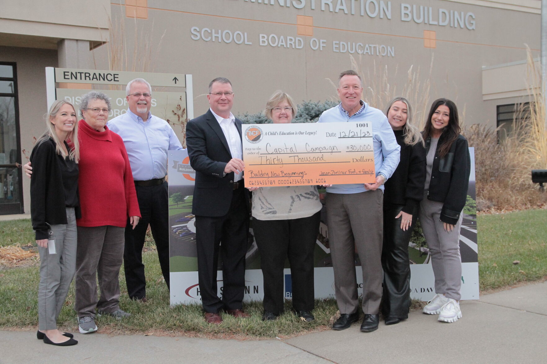 Donation helps Beatrice Public Schools Capital Campaign