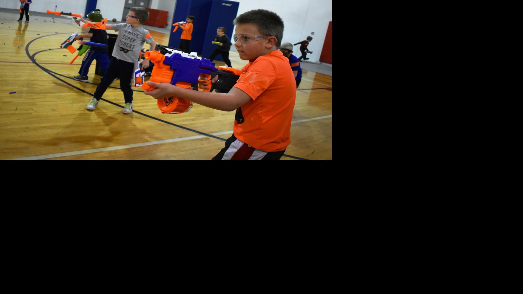 Nerf war at the YMCA