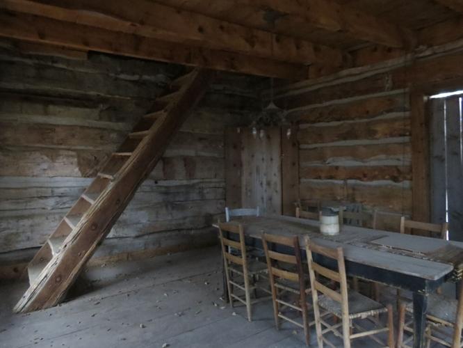 Inside the cabin