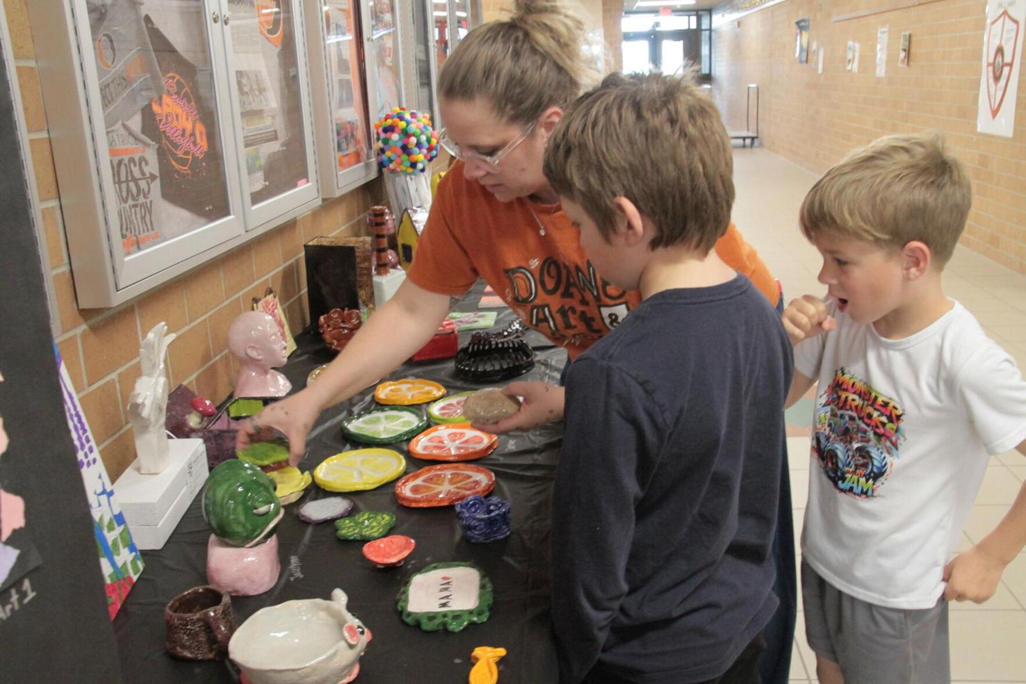 Photos: Students put art on display at Beatrice High School