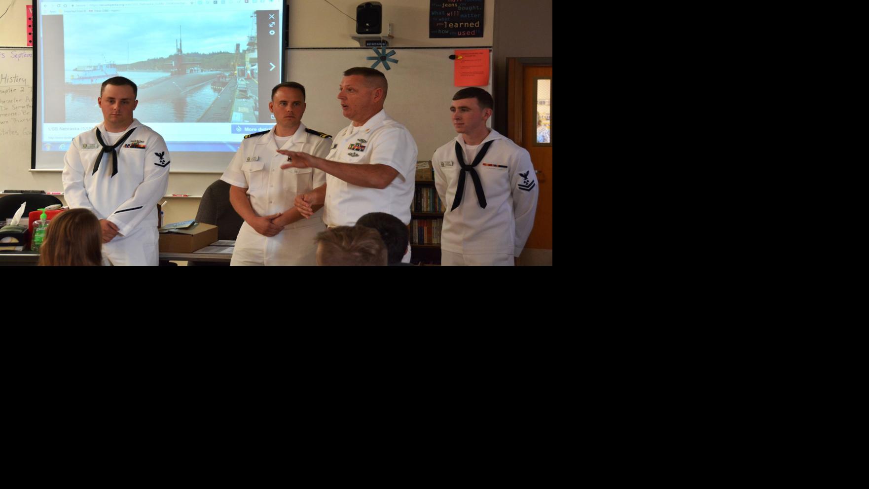 USS Nebraska crew meets submarine's namesake