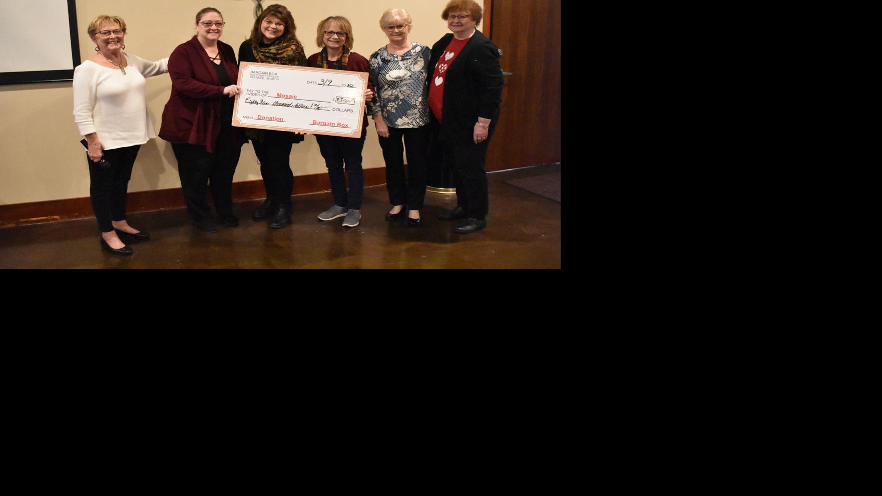 Mosaic receives $85,000 donation