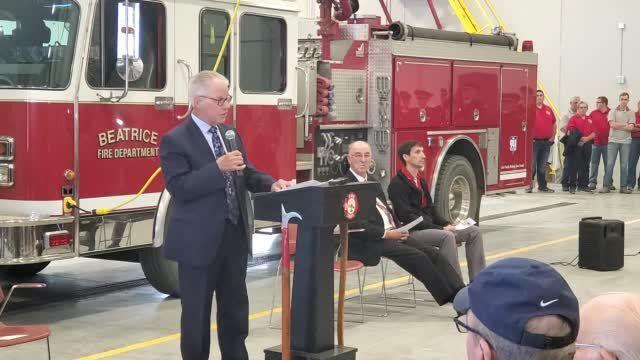 Ceremony held Saturday for new fire station