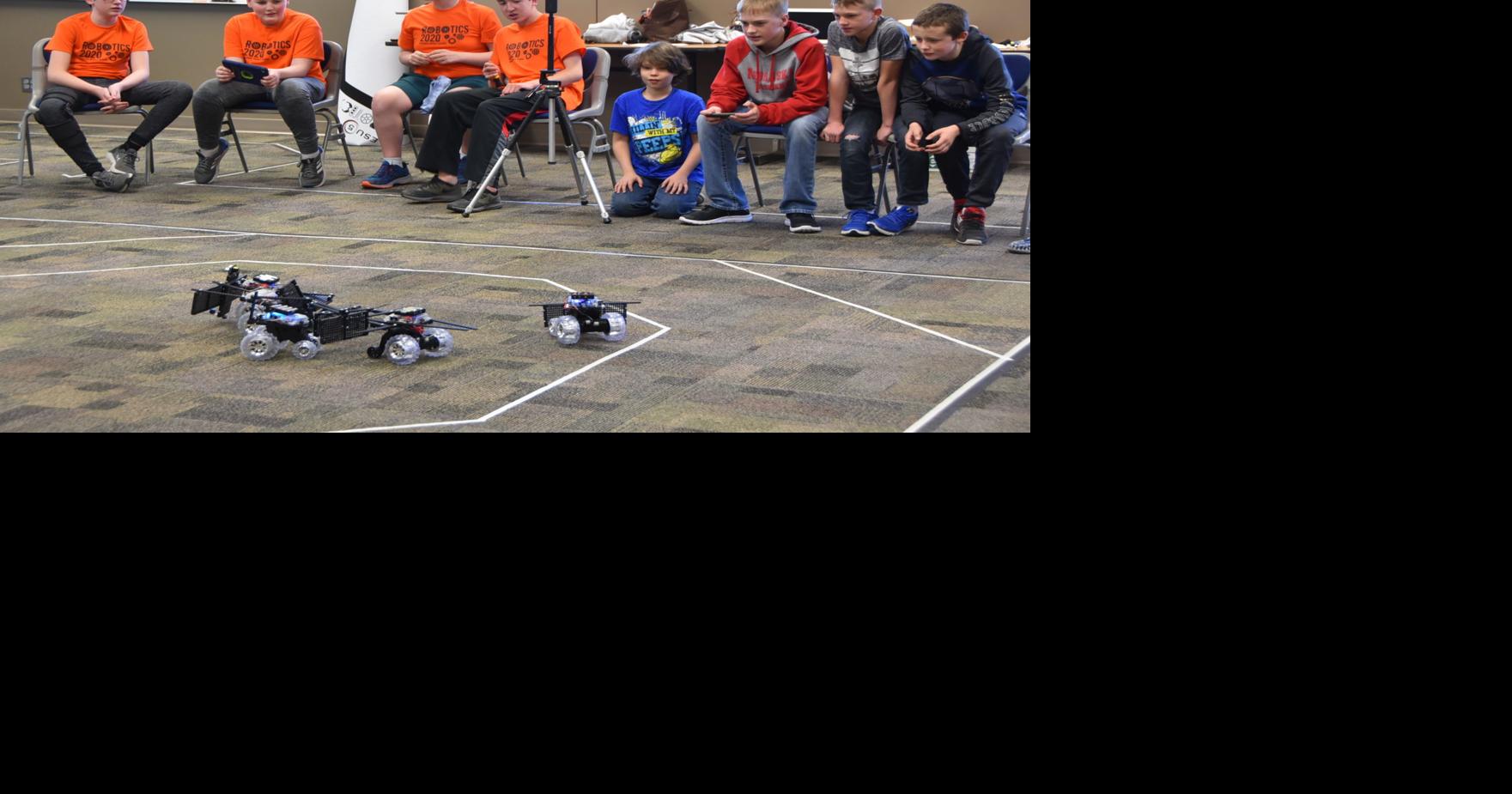 Area middle school students participate in ESU 5 robotics competition