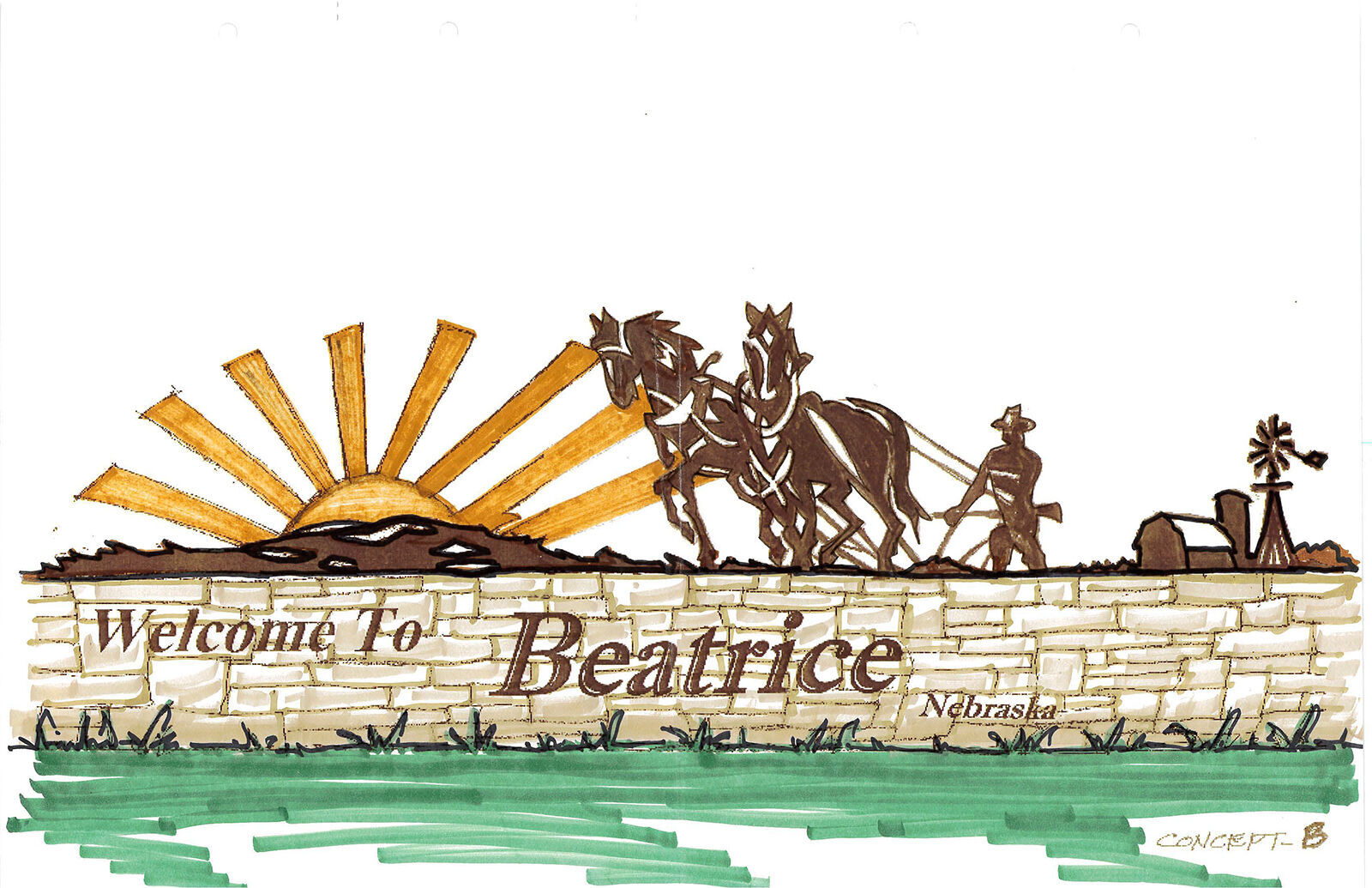 Committee hopes to update Beatrice welcome signs