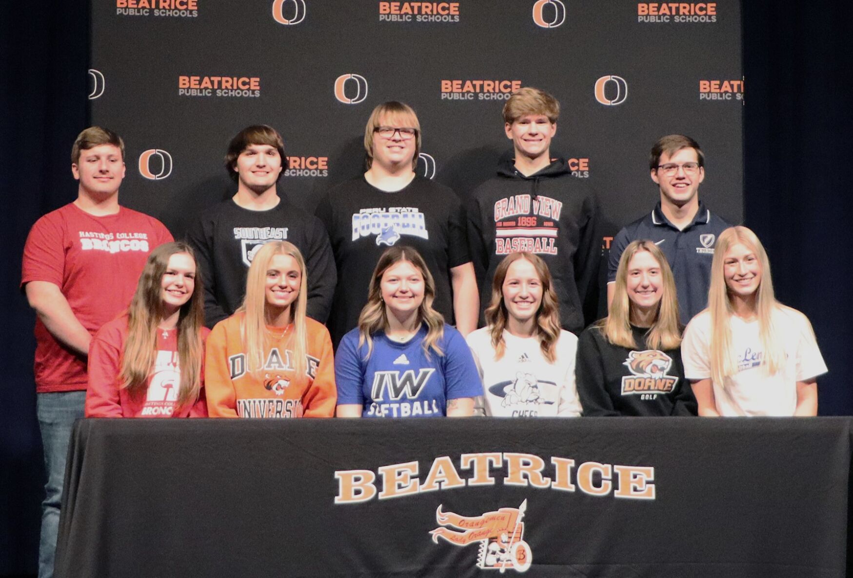 Beatrice High School Seniors Sign Letters of Intent to Play