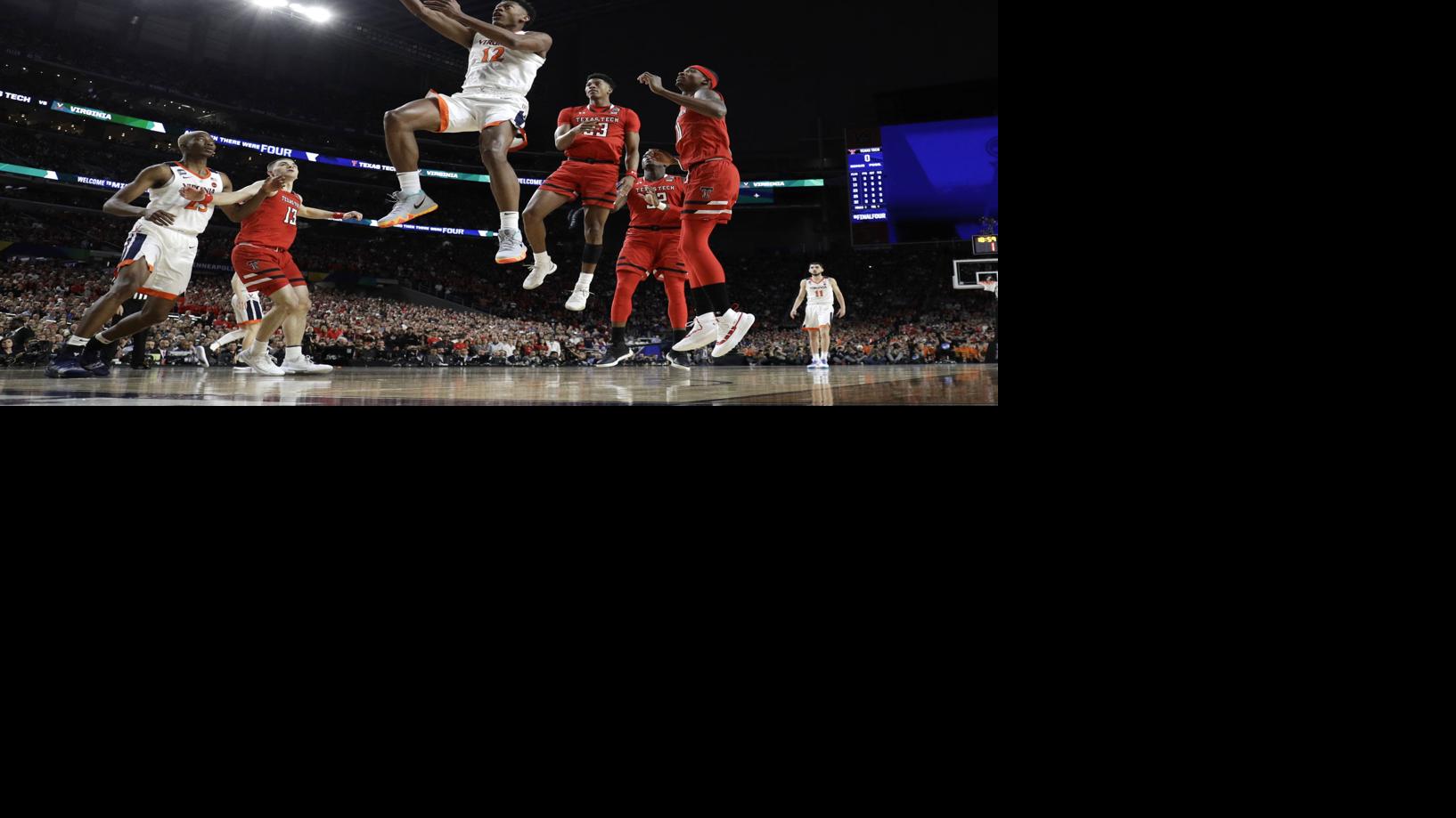 Virginia redeems itself from stunning upset, gets its title in OT win over Texas Tech
