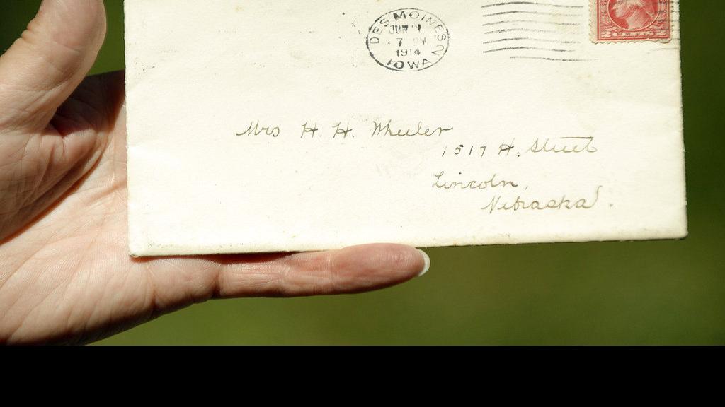Century-old letter appears in Lincoln mail carrier's stack