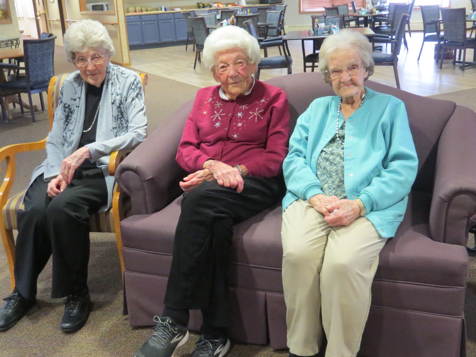 Trio at Samaritan Springs each over 100 years old