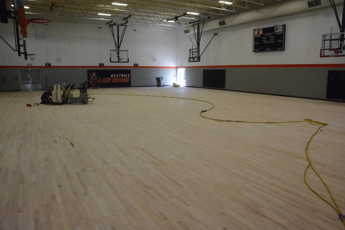 Bhs Gym Floor Getting New Finish Local News Beatricedailysun Com