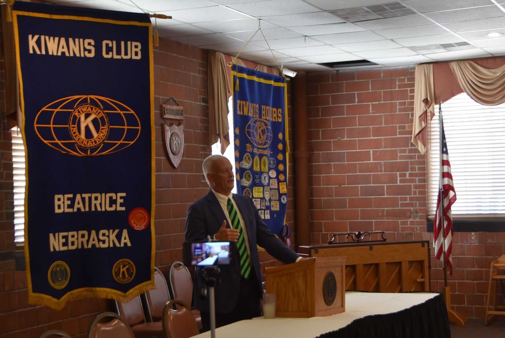 Nebraska Attorney General speaks to Beatrice Kiwanis club