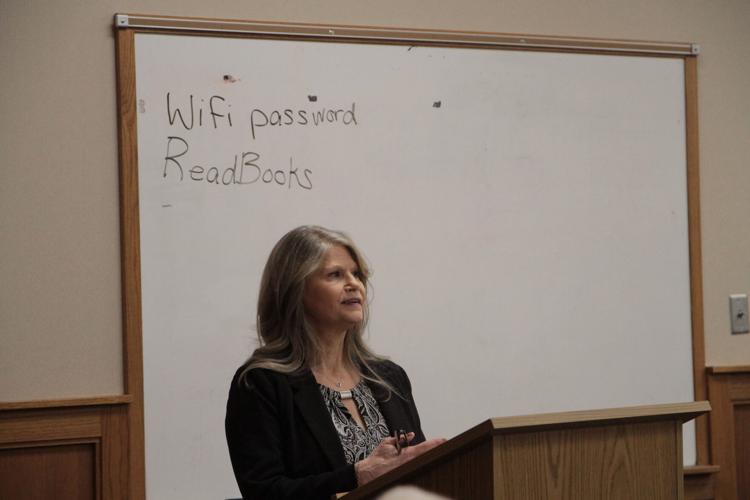 Community meeting Beatrice housing held at library