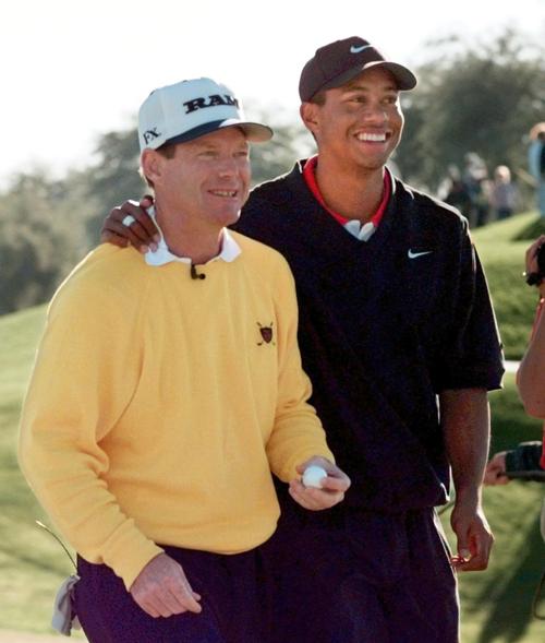1996: Tom Watson, Tiger Woods