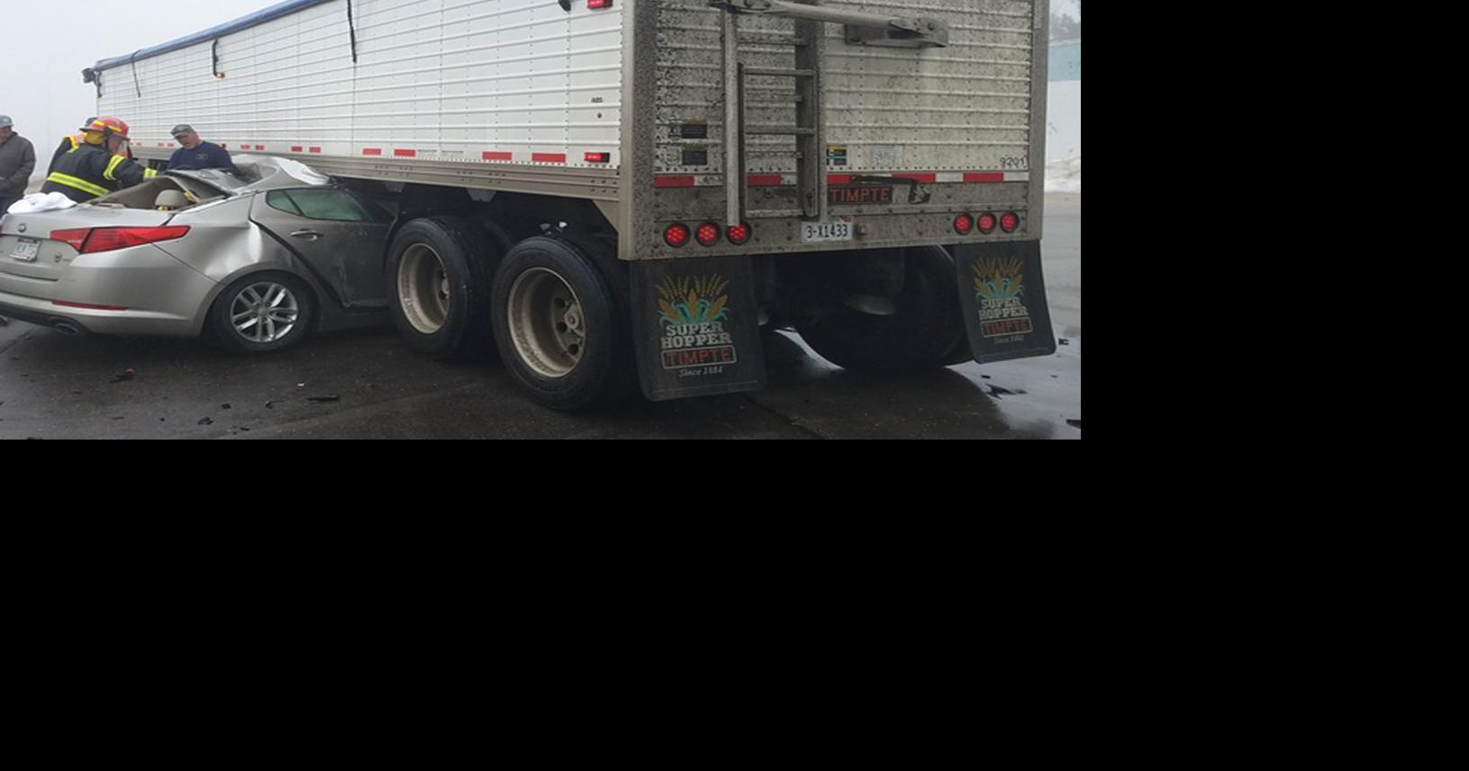 Crash near Cortland results in injuries