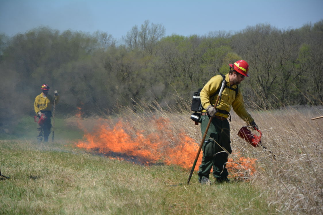 Experimental drone used for controlled burn Local News