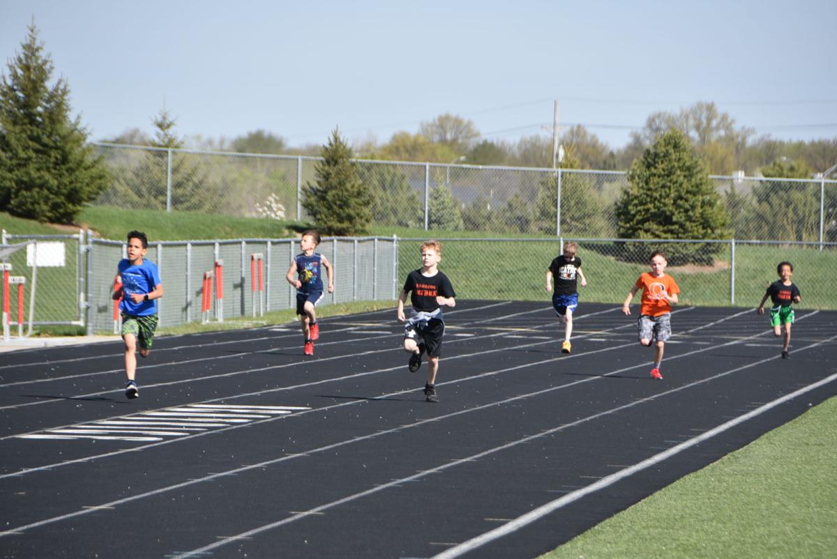 Local elementary students participate in track and field day events