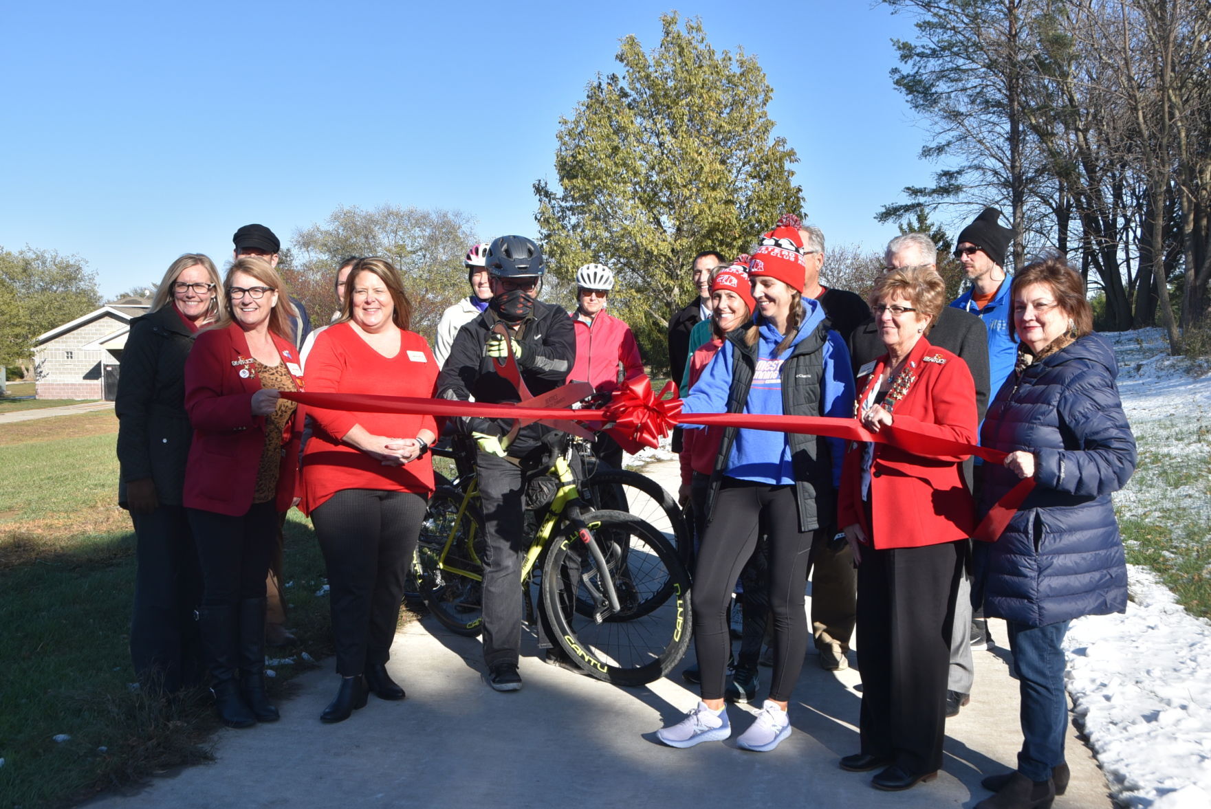 Trail from Beatrice water park to Hannibal Park completed