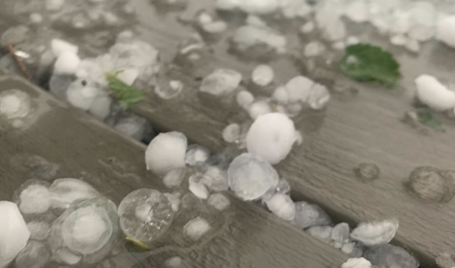 Severe storm brings swath of hail damage across Omaha