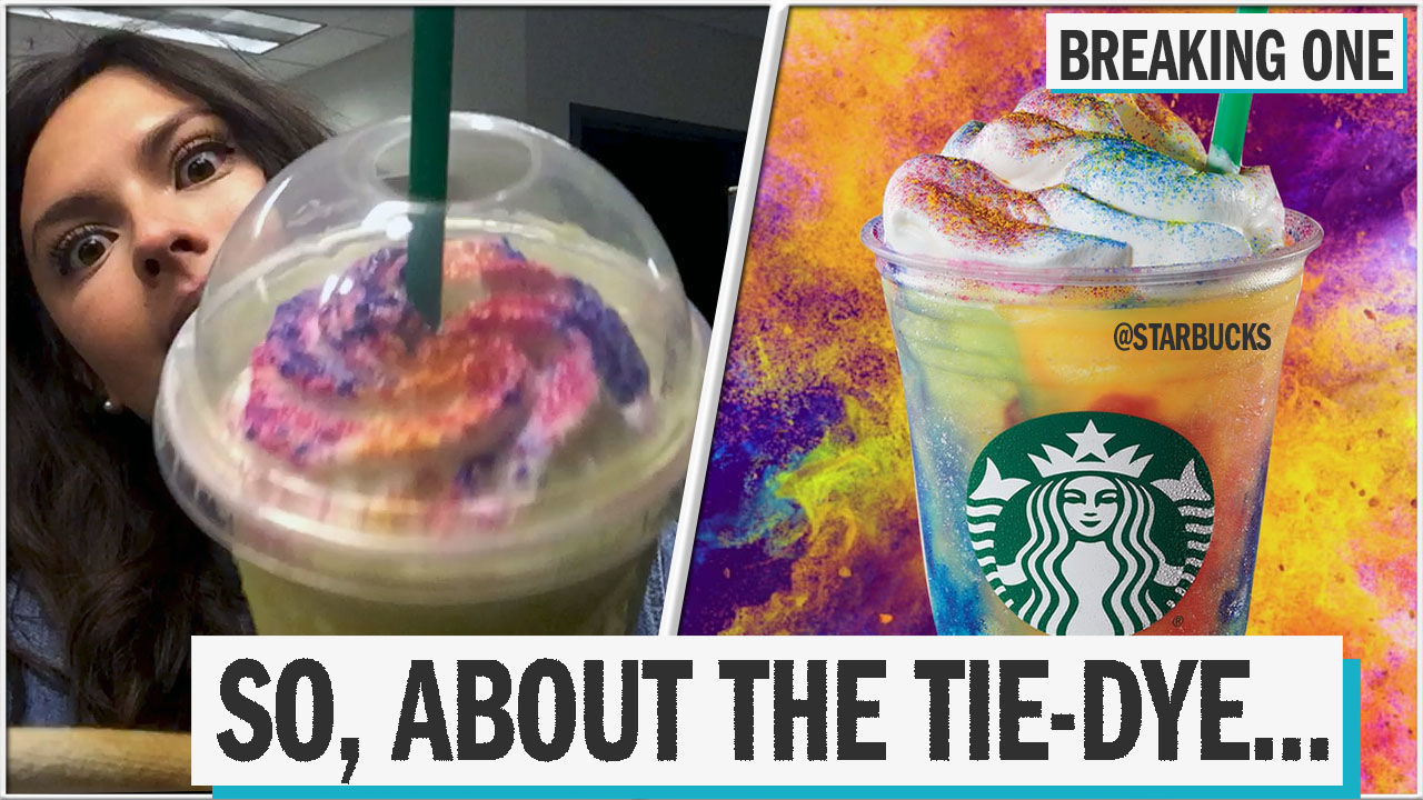 Starbucks Tie Dye Frappuccino What s the deal with this drink