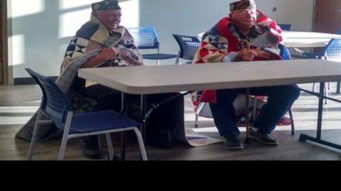 Quilts of Valor presented to Korean War veterans