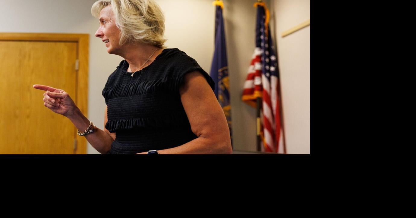 Aaron Sanderford reacts to news about Lynne Walz's running mate