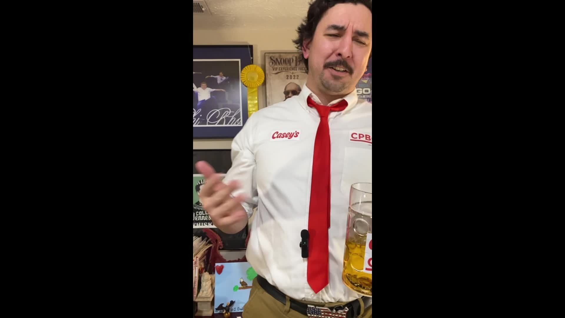 Lincoln resident Joe Cruz application second video for Casey s Chief Pizza Beer Officer