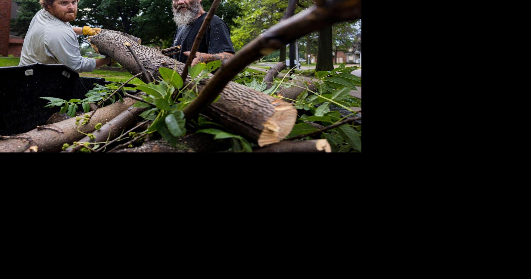 Lincoln residents work to clean up damage after storms; tornado confirmed southwest of city