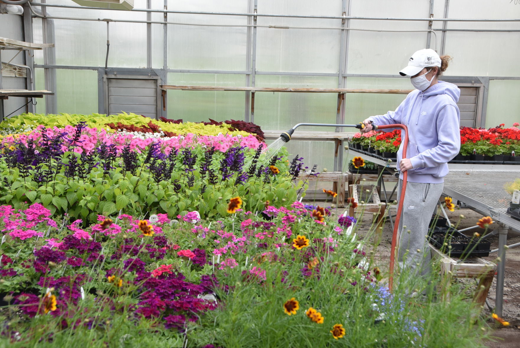 SCC students prepare for plant sale