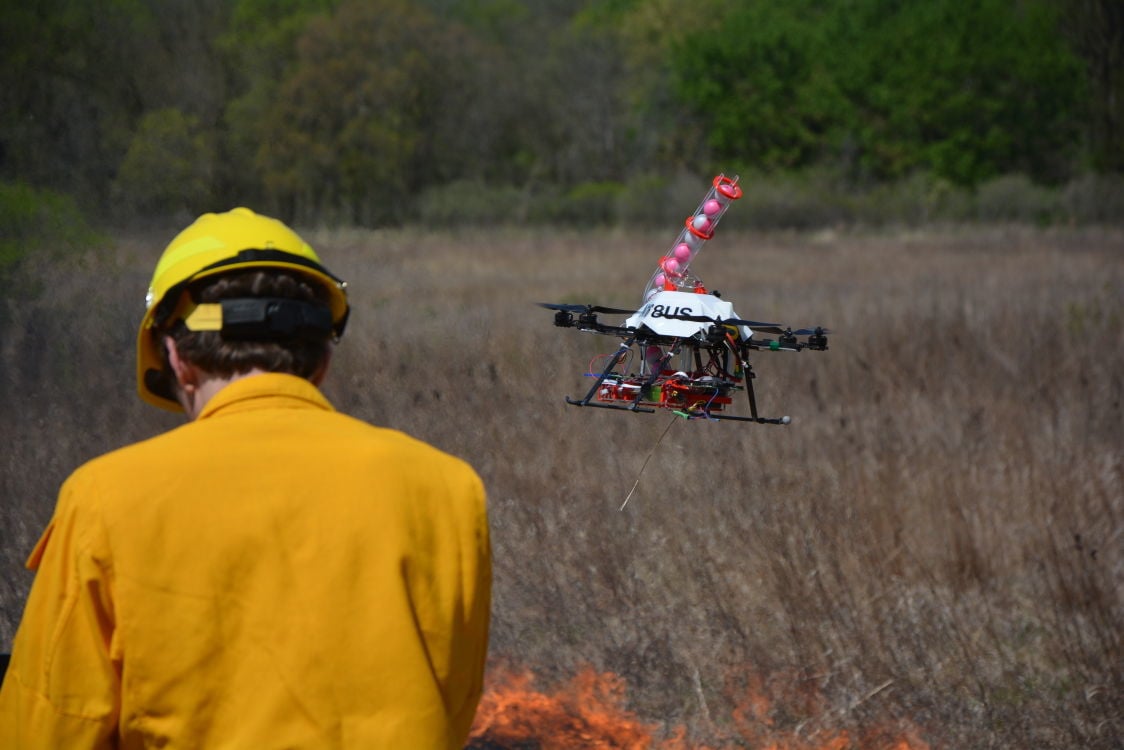 Experimental Drone Used For Controlled Burn | Local News ...