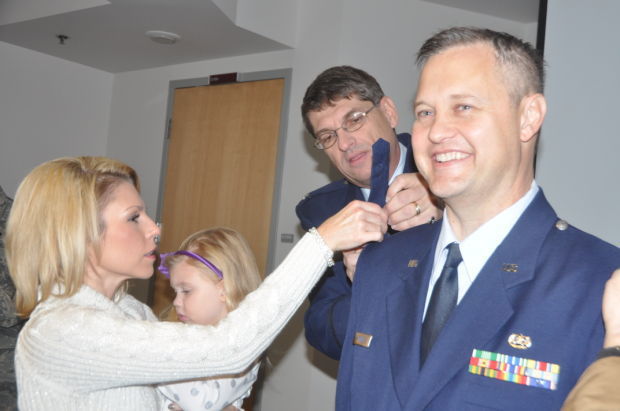 Schafer promoted to Lt. Col. in Air Guard