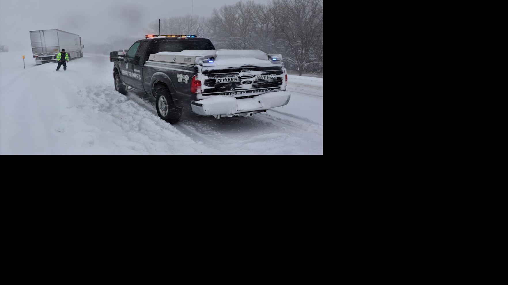 Troopers responded to hundreds of crashes Monday