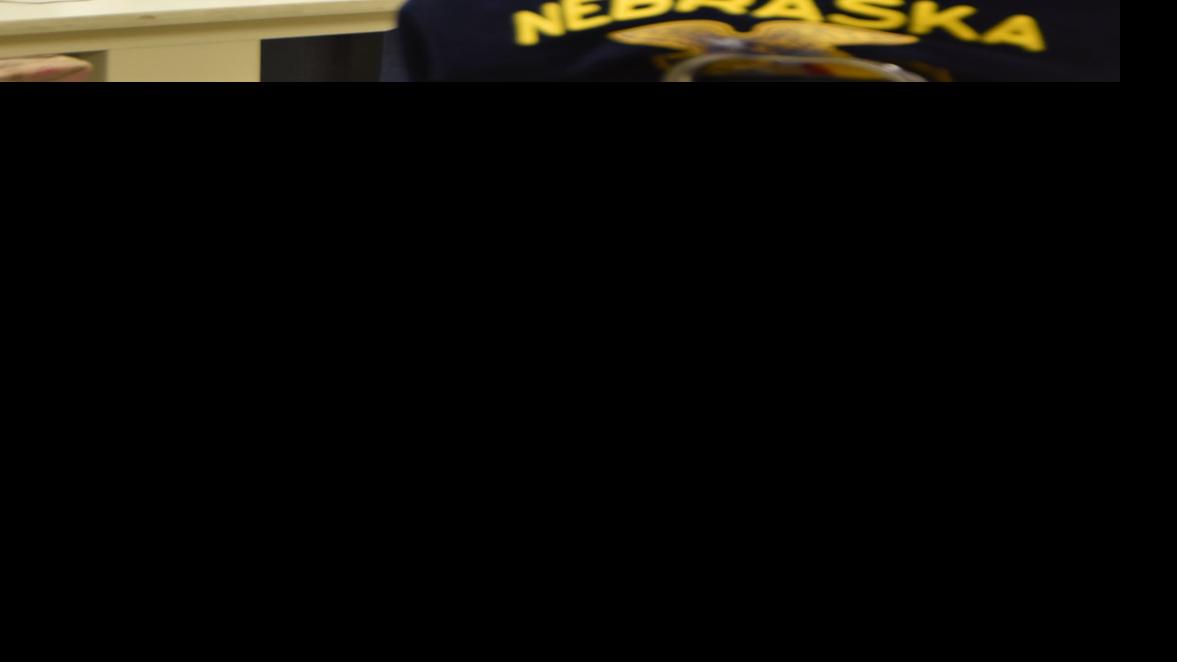 Gov. Pete Ricketts talked with Norris students Wednesday about the future of agriculture