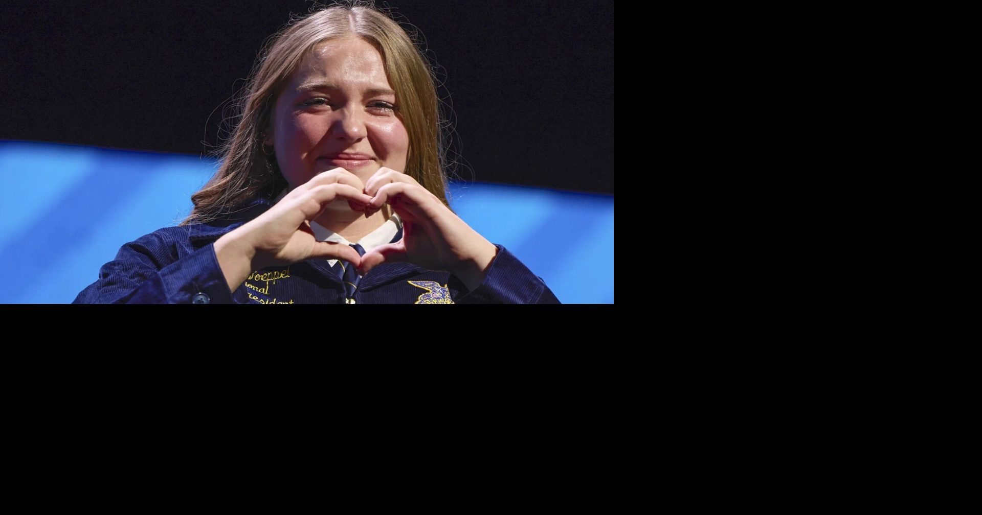 Nebraska student elected to national FFA role