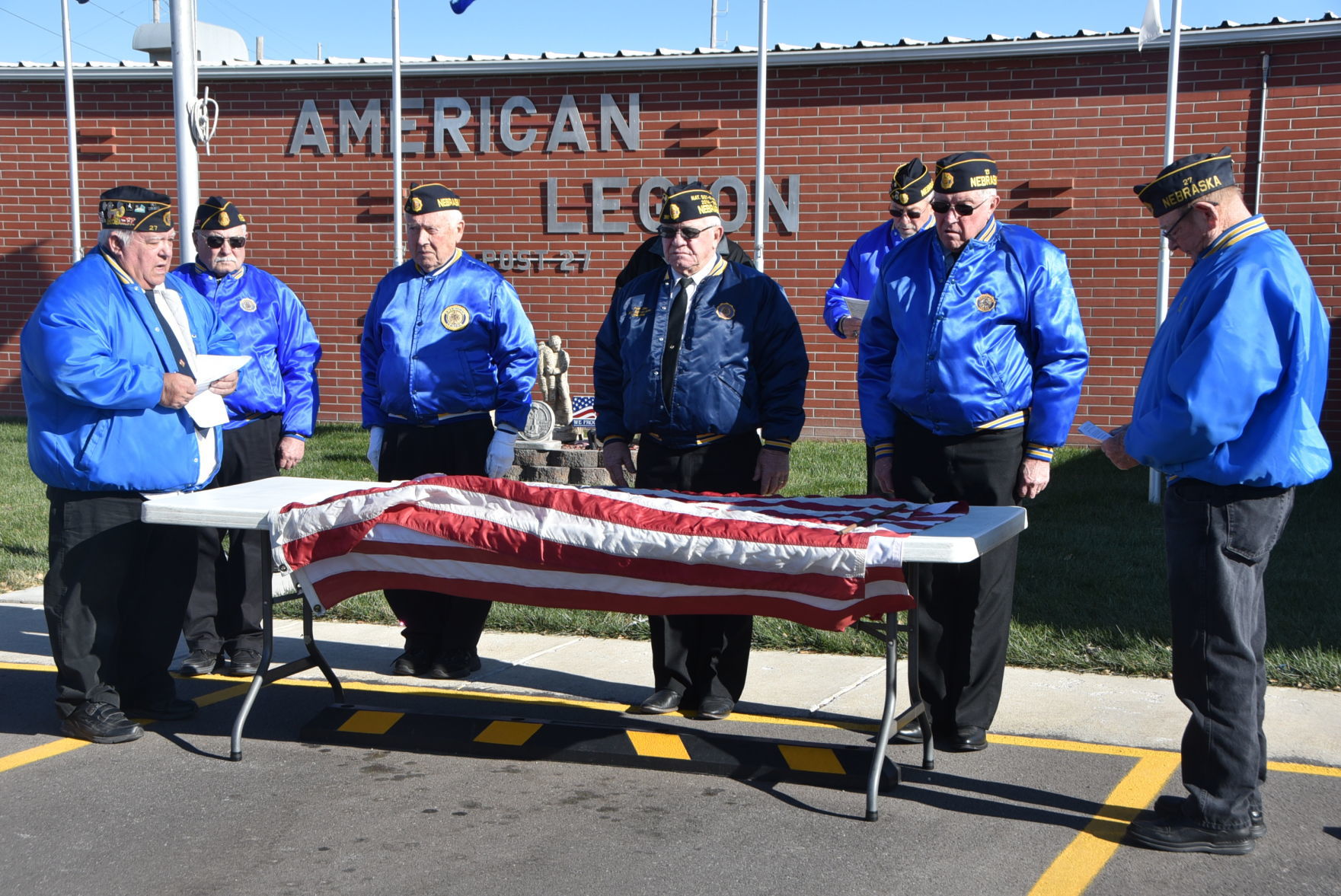 Beatrice Legion holds flag retirement ceremony