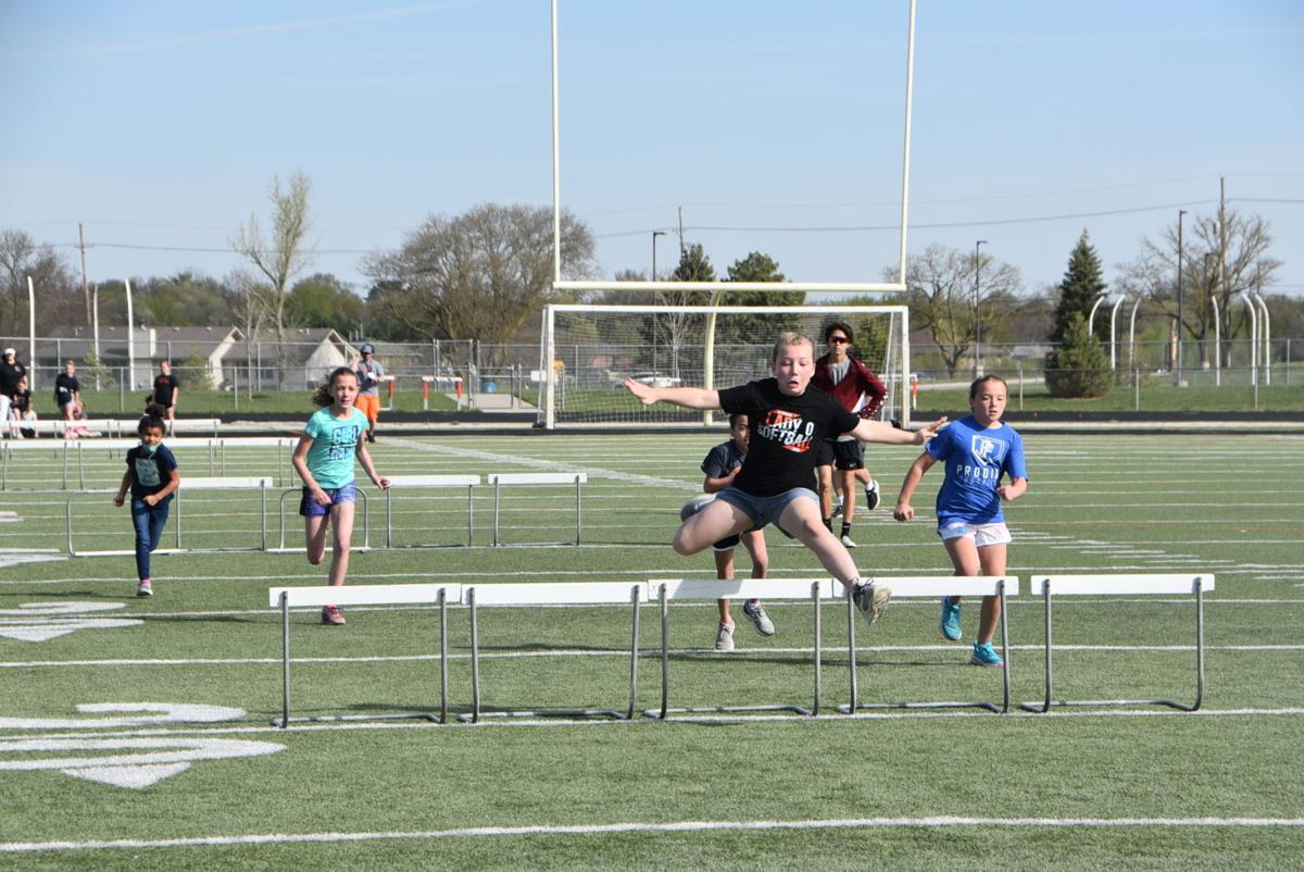 Local elementary students participate in track and field day events
