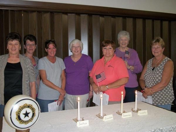 Beatrice American Legion Auxiliary officers