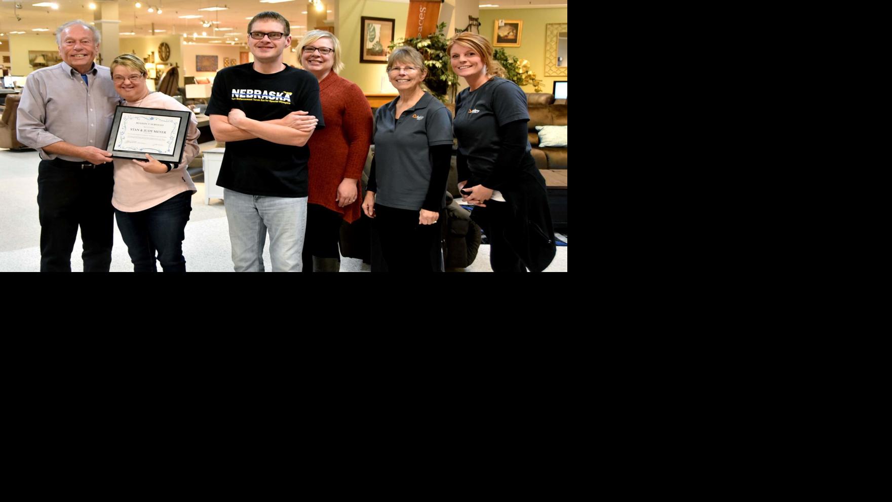 Ashley Furniture owners recognized for employing Region V Service