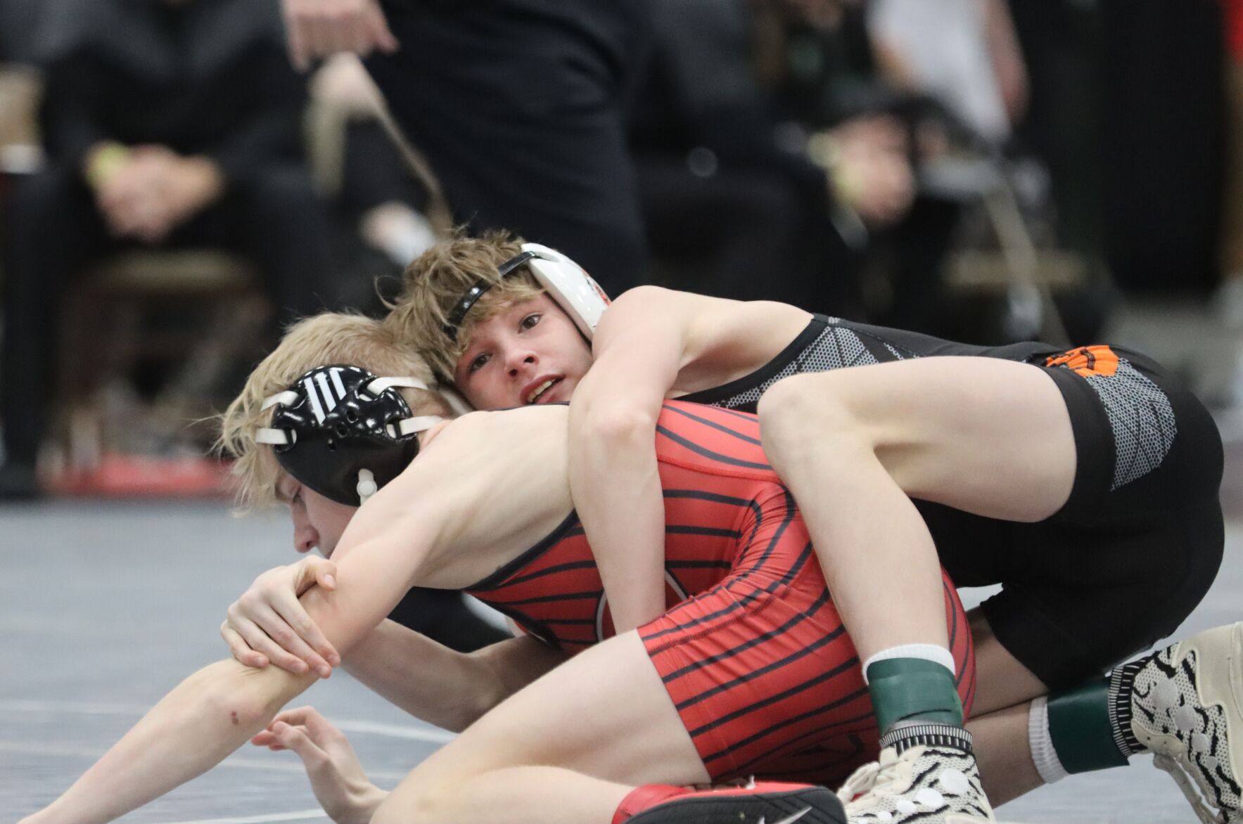 Orangemen wrestlers compete at state duals