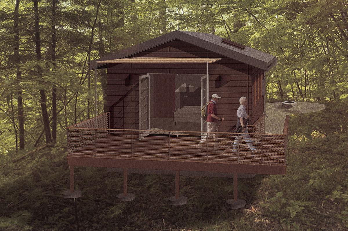 First Venture Park Features Ropes Course Glamping Floating