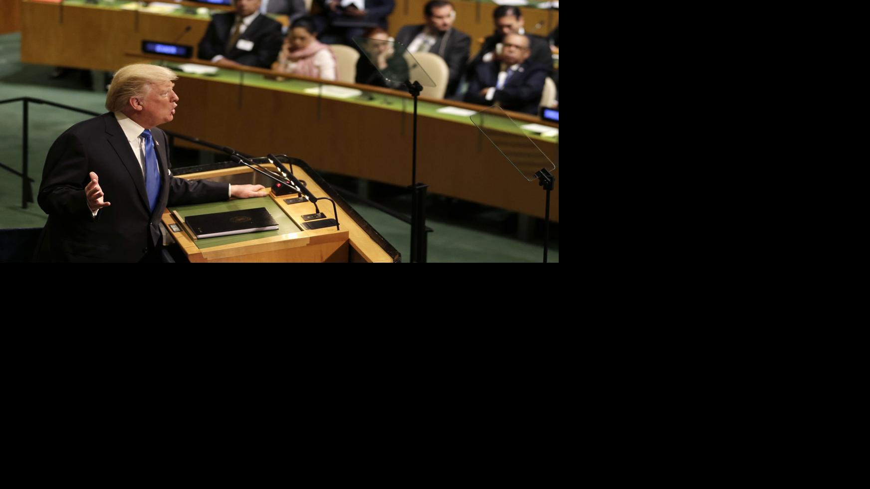 At UN, Trump threatens to 'totally destroy' North Korea