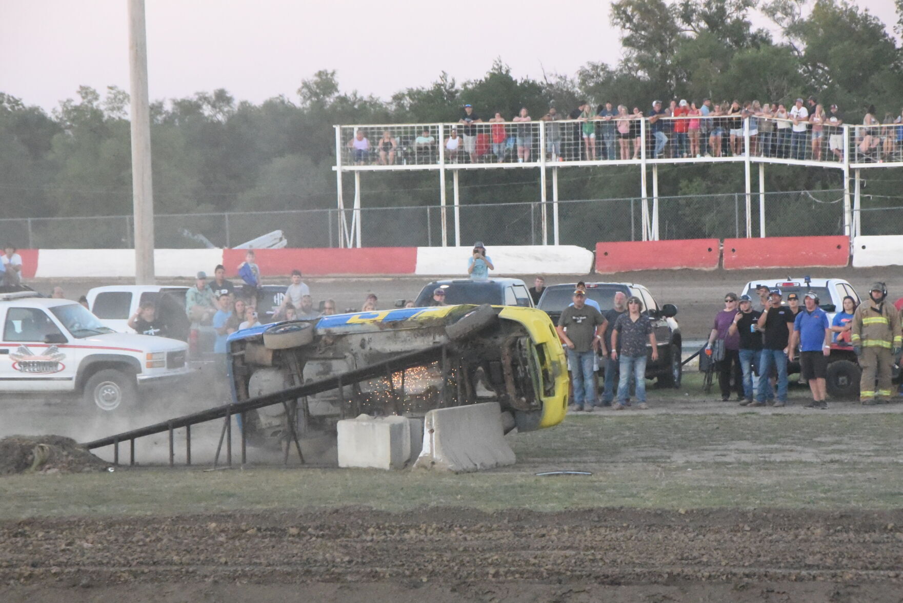 Vehicles clash at Eve of Destruction