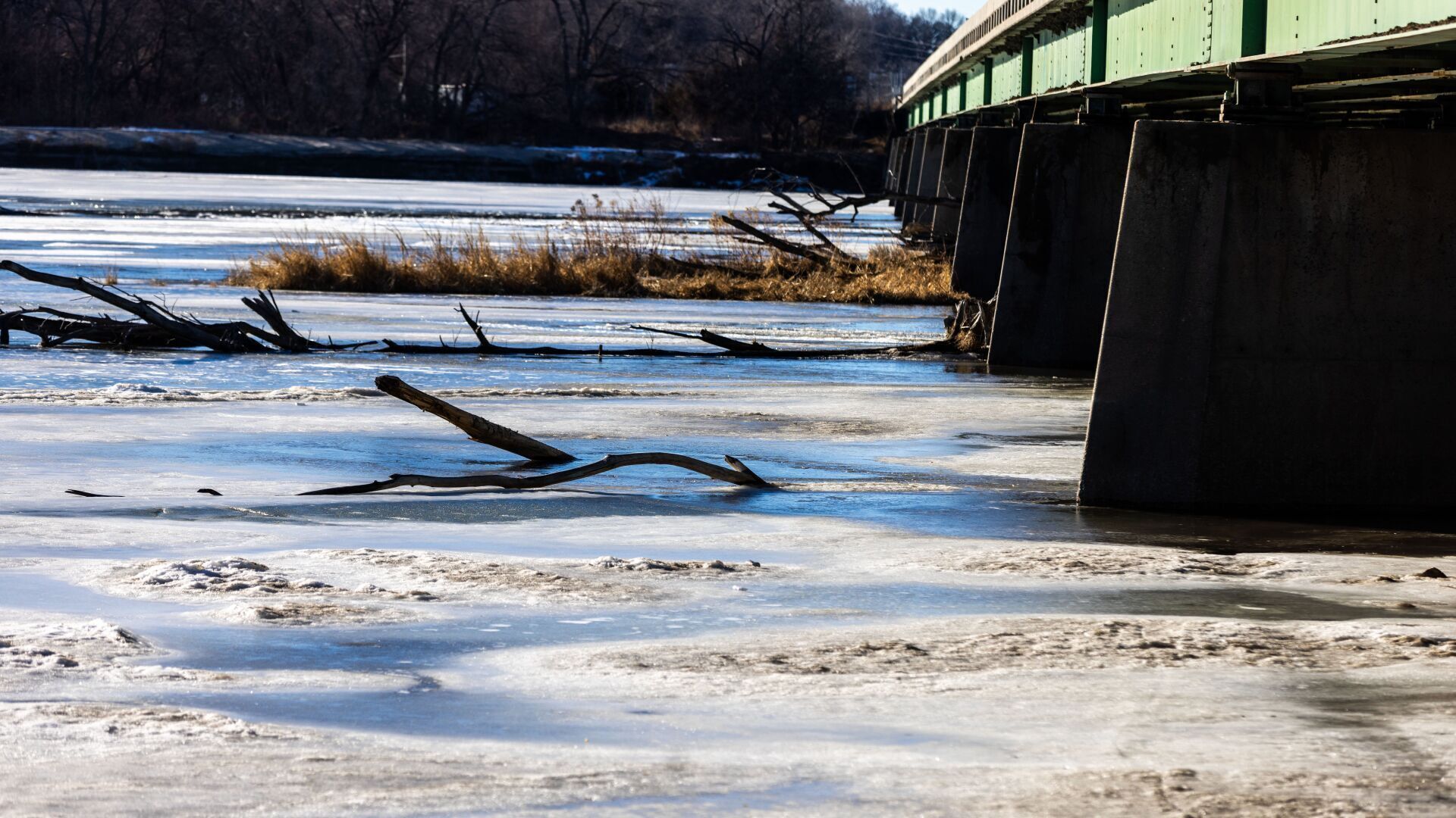 Ice jams cause flooding that close eastern Nebraska campground