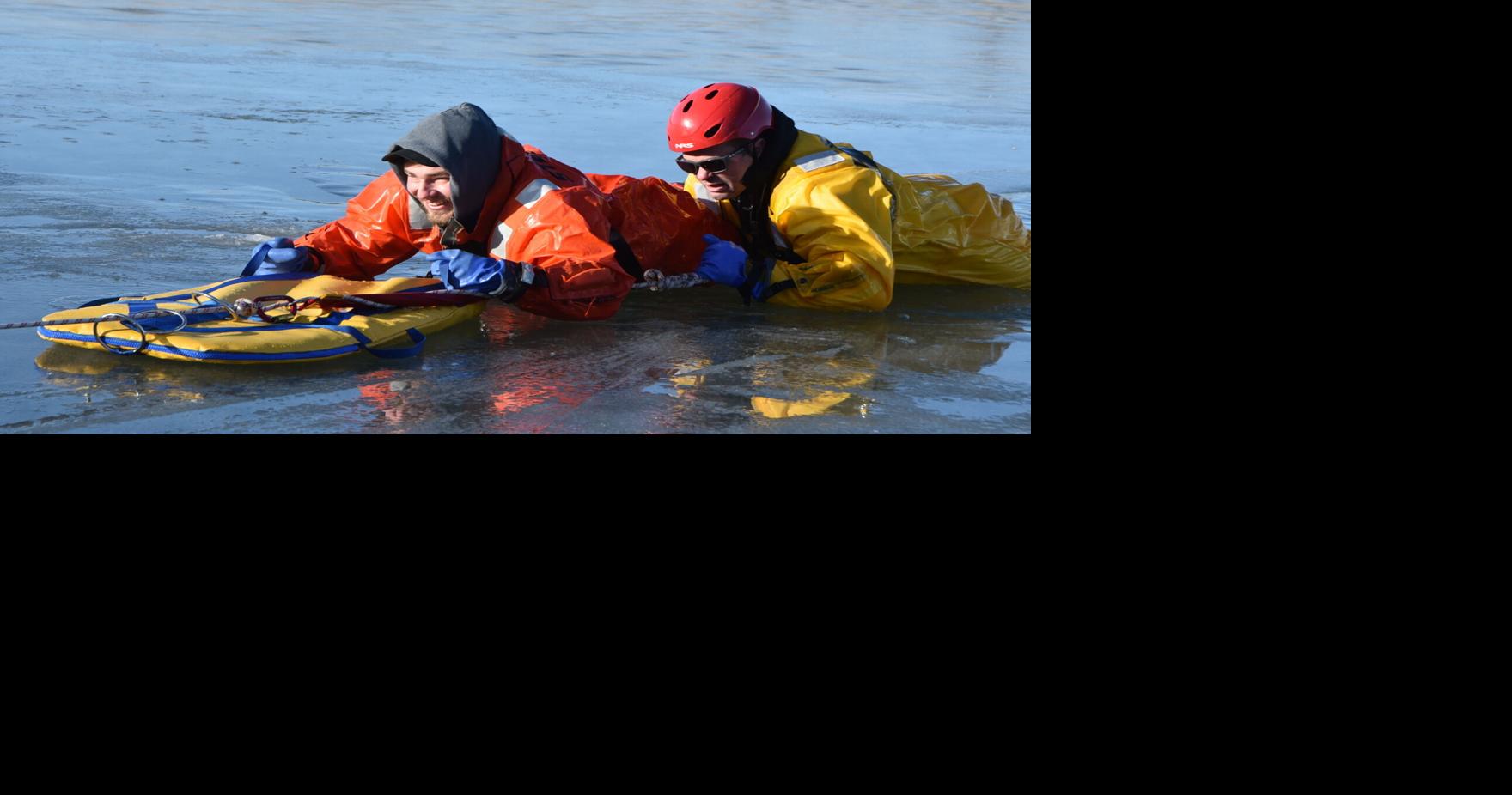 Breaking the ice Cortland and Hickman fire departments bond over training