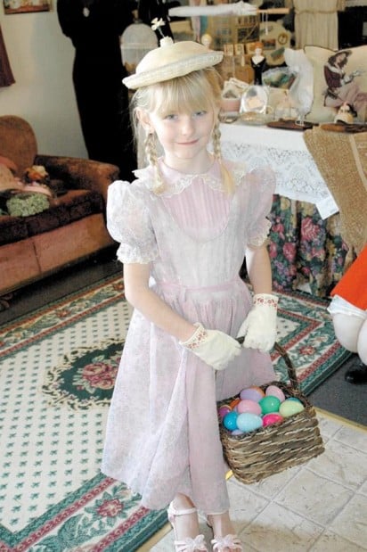 easter hat and dress