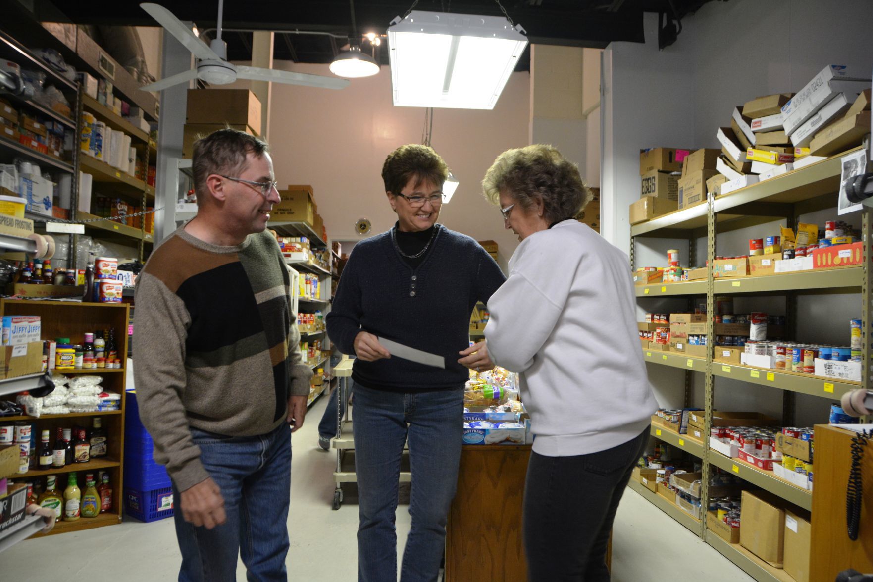 Taco John s gives back Nacho sales fill the shelves at food pantry