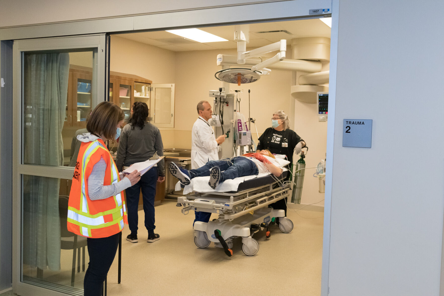 BCH trains for medical emergency