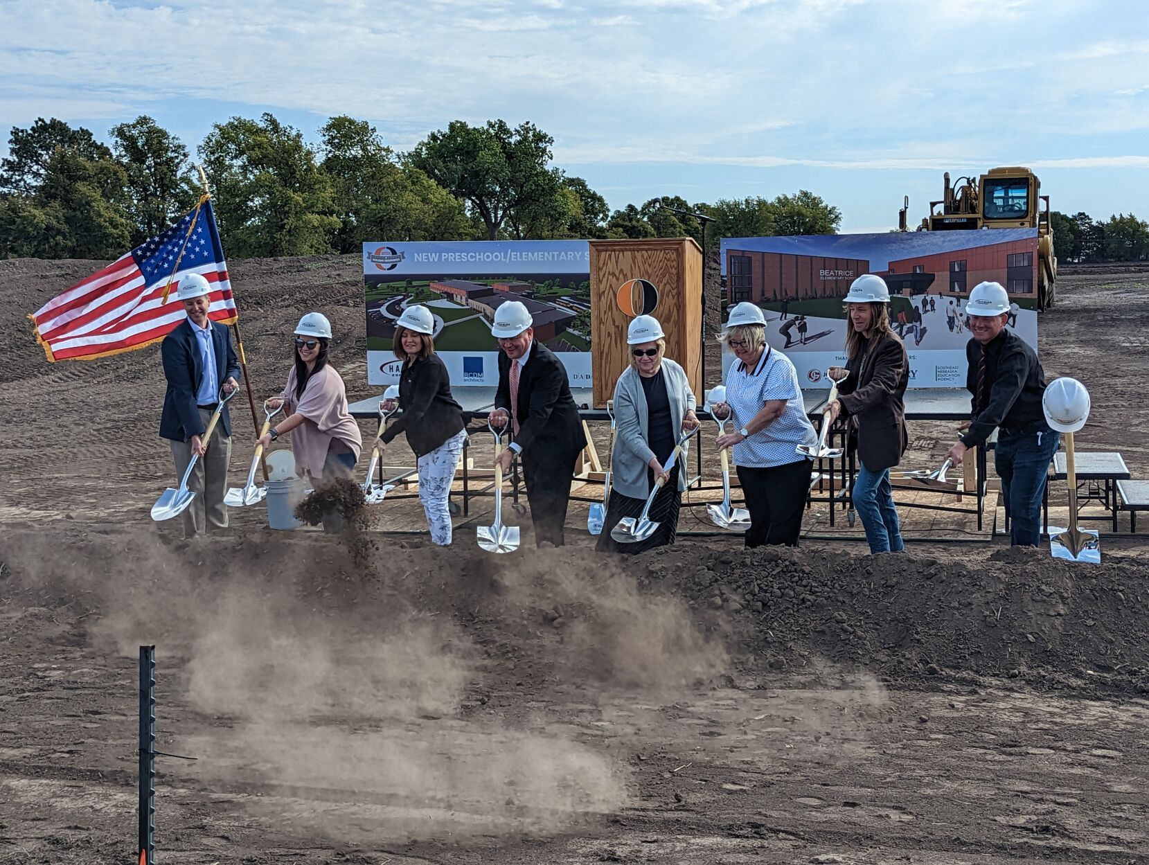 Beatrice School Board breaks ground on new elementary school