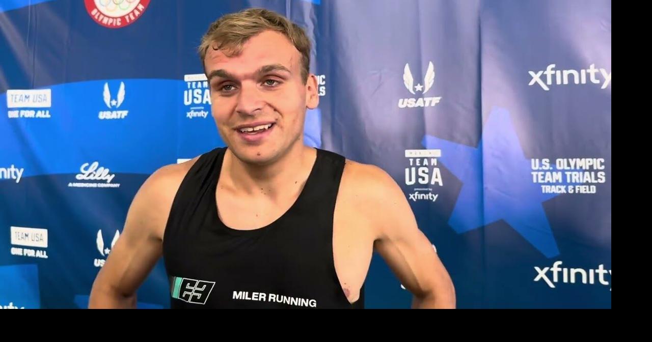 Eric Holt after first round of 1500 at 2024 US Olympic Trials