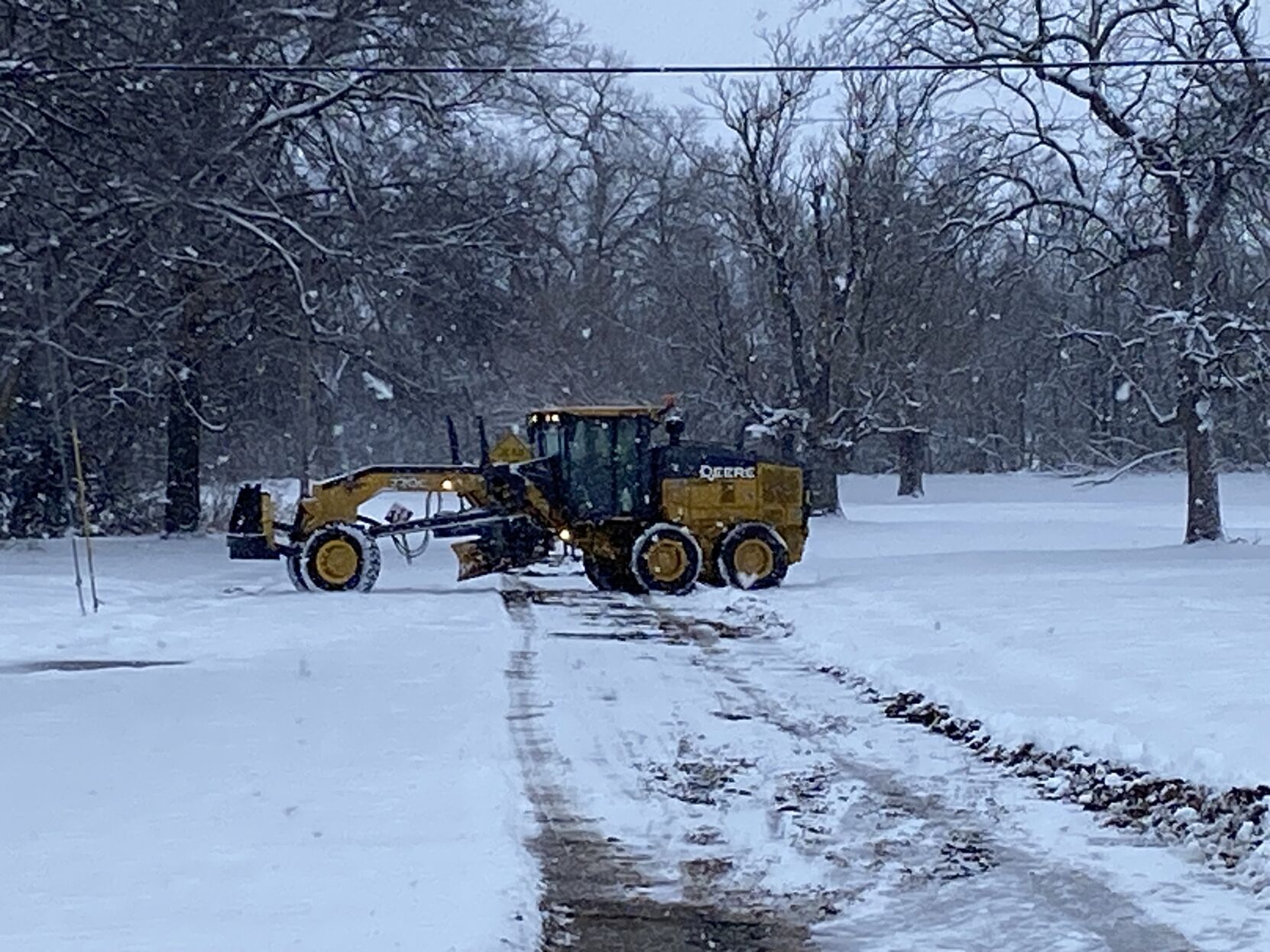 Winter weather arrives on Christmas day